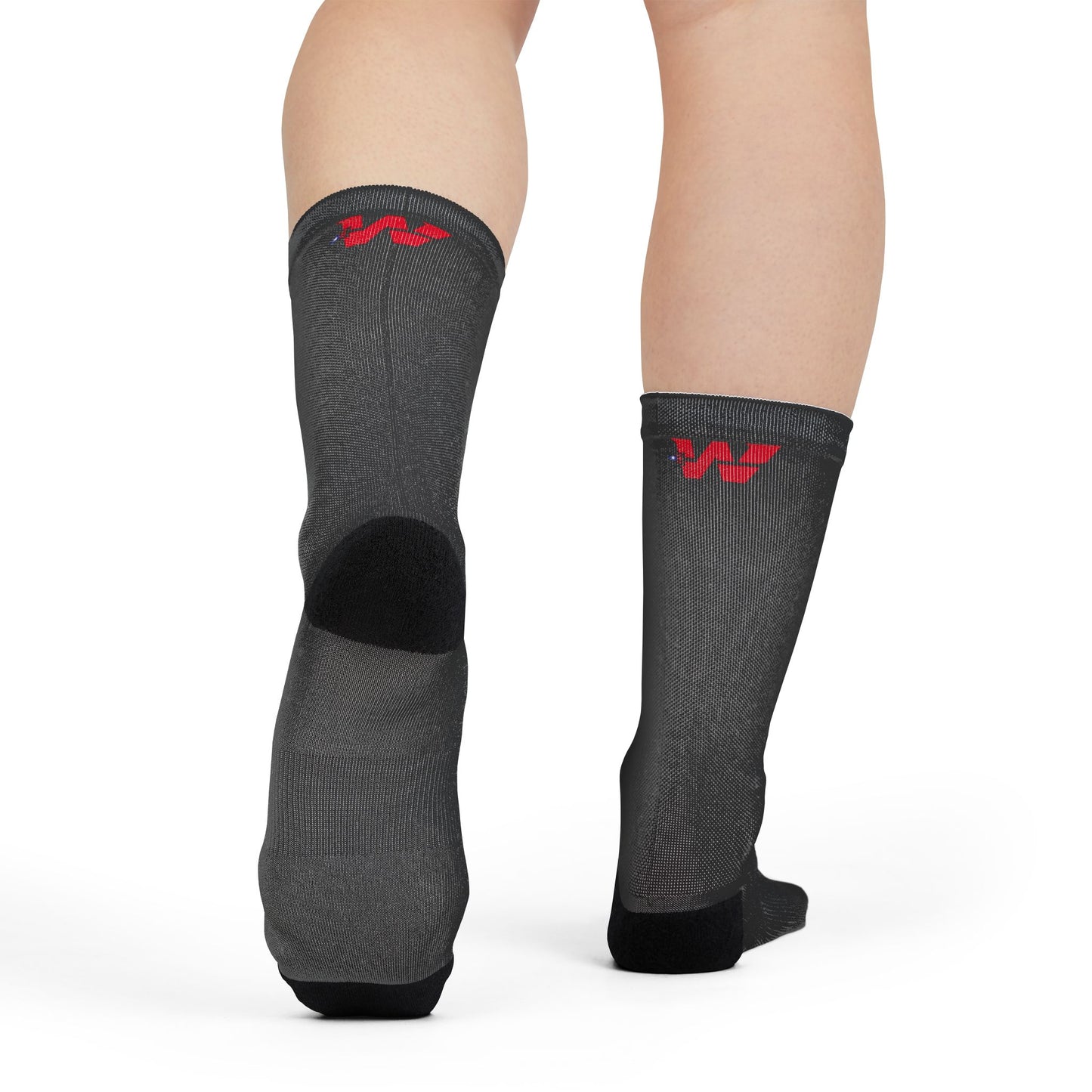 WakaBo Logo Black Small Socks