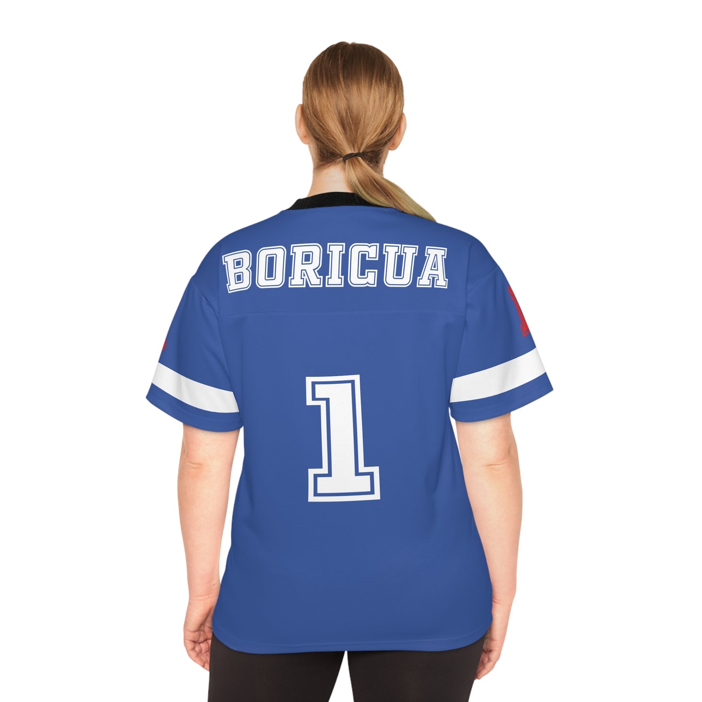 BORICUA Football Blue Jersey | WakáBo