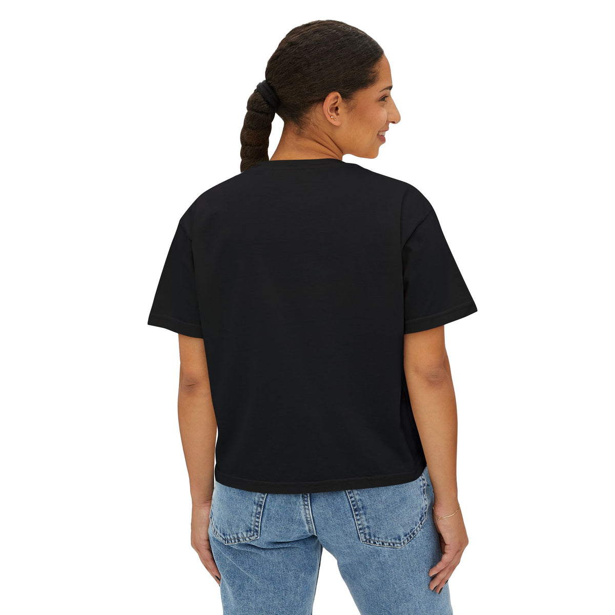 New Day Boxy Tee — "It's a New Day" Positive Graphic Women's T‑Shirt