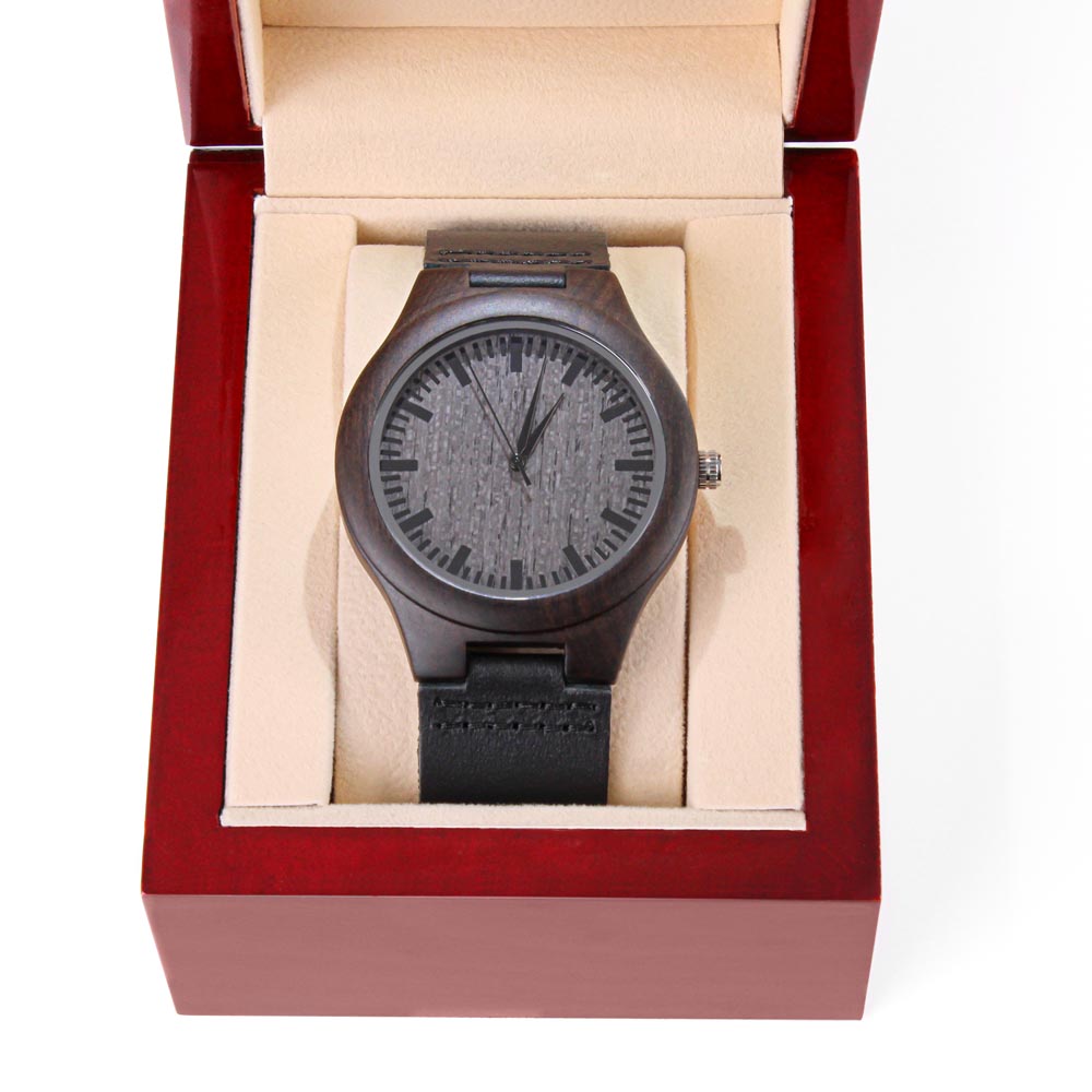 A.A.NDICULA | Engraved Wooden Watch