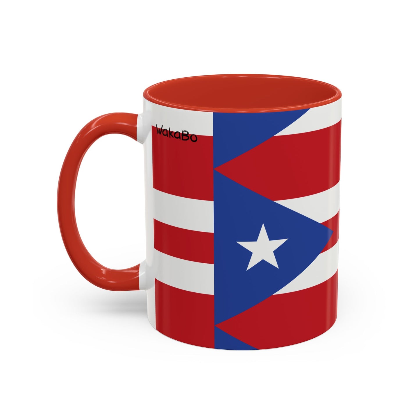 "MI BANDERA" - Puerto Rican Flag - WakàBo Coffee Mug
