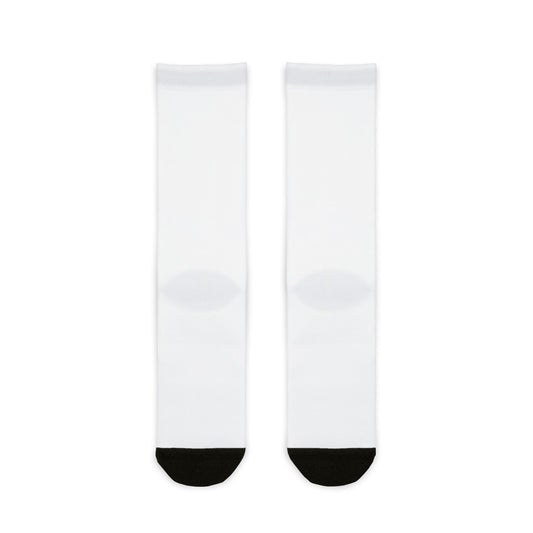 WakaBo Red Logo White Small Socks
