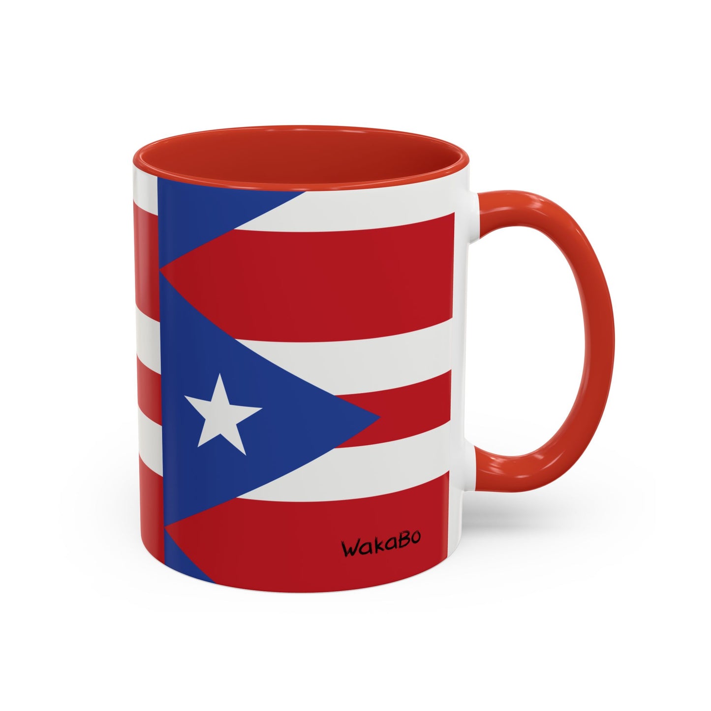 "MI BANDERA" - Puerto Rican Flag - WakàBo Coffee Mug