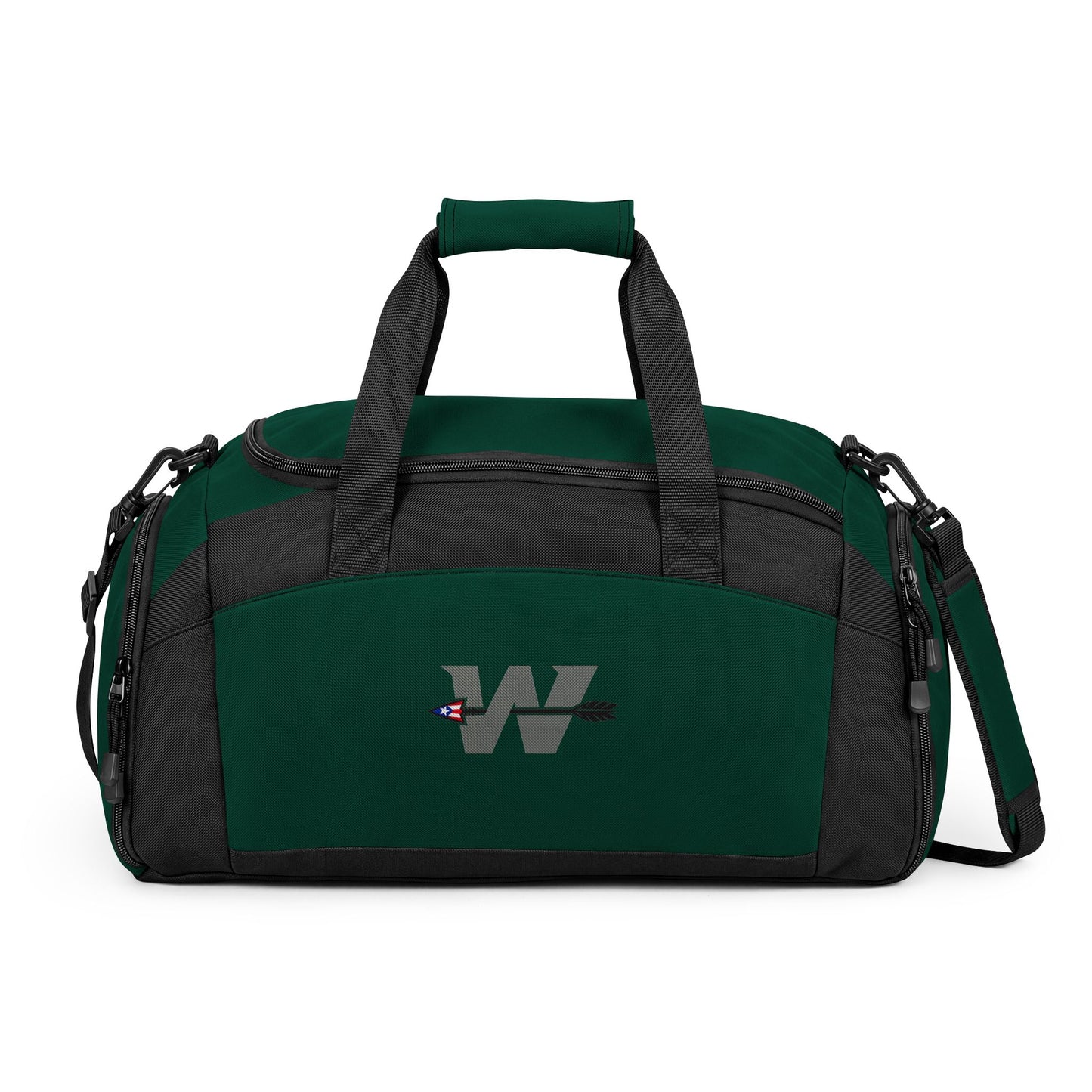 WakaBo Logo Black Athletic Gym Bag