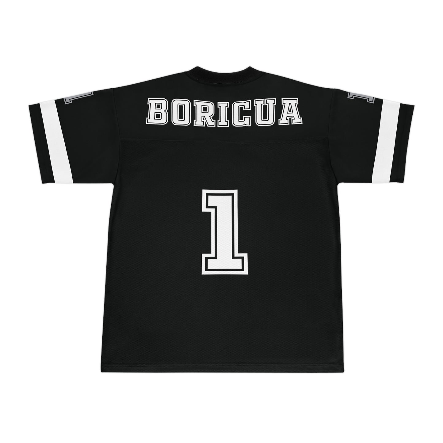 BORICUA Football Black Jersey | WakáBo
