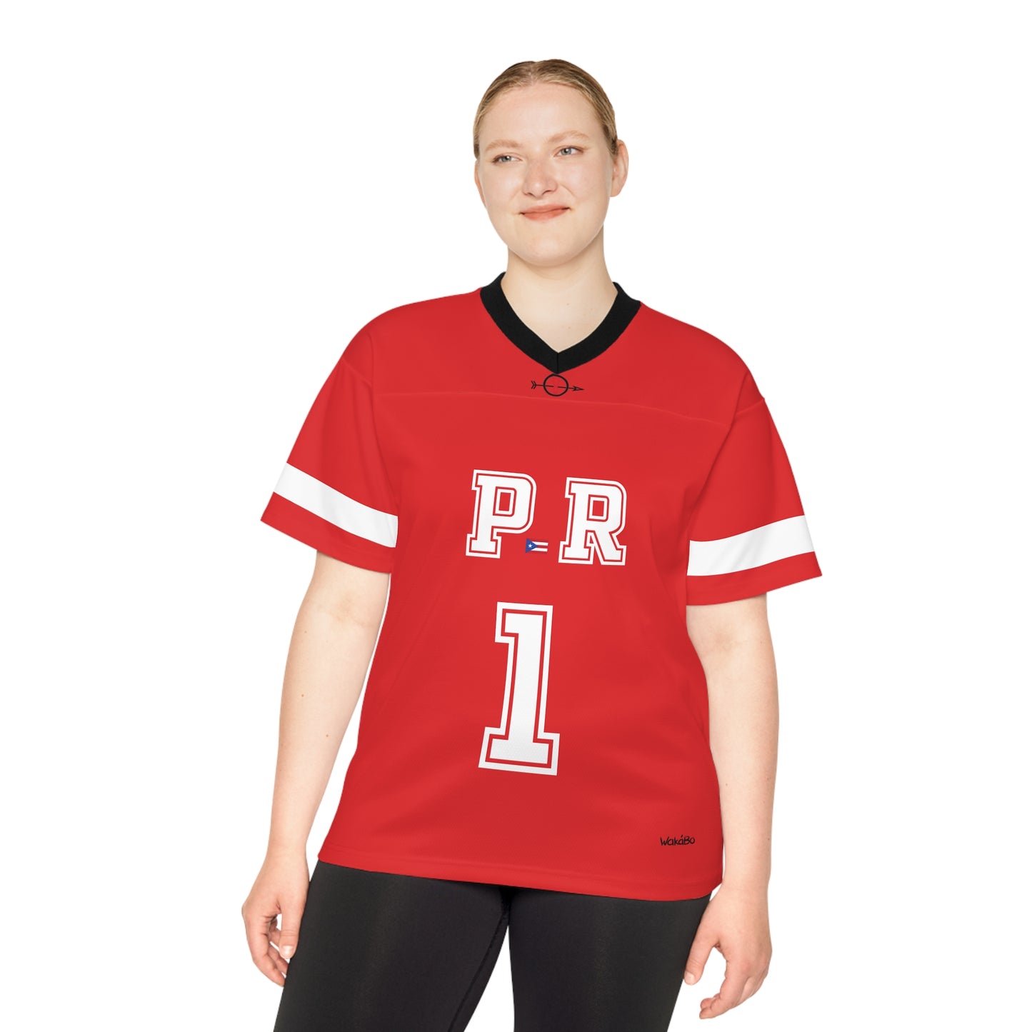 BORICUA Football Red Jersey | WakáBo