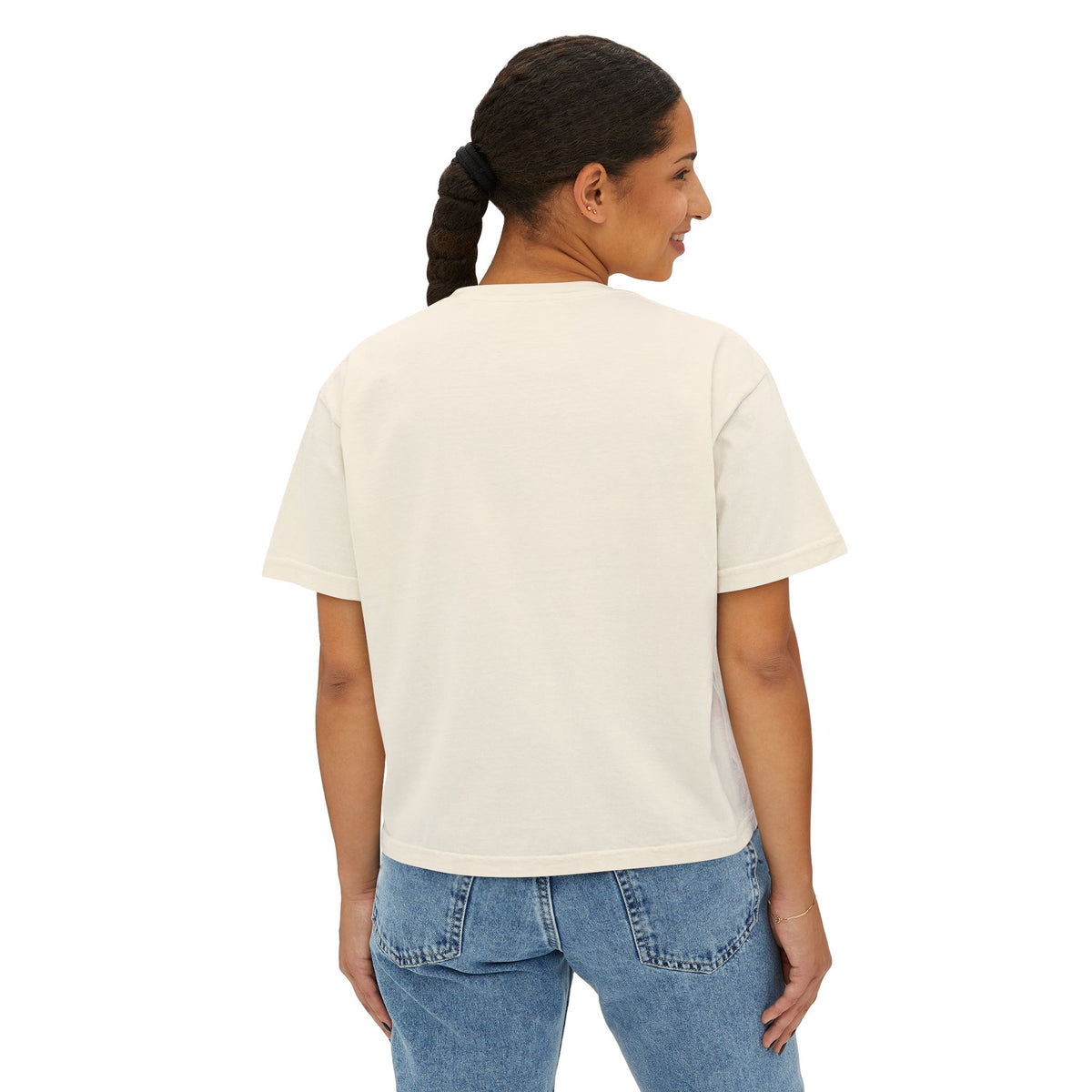 New Day Boxy Tee — "It's a New Day" Positive Graphic Women's T‑Shirt