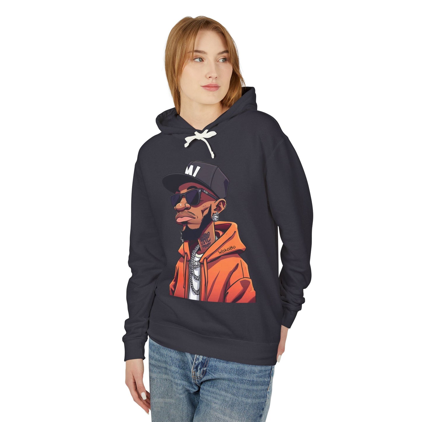 WakaBo: Unisex Lightweight Hooded Sweatshirt