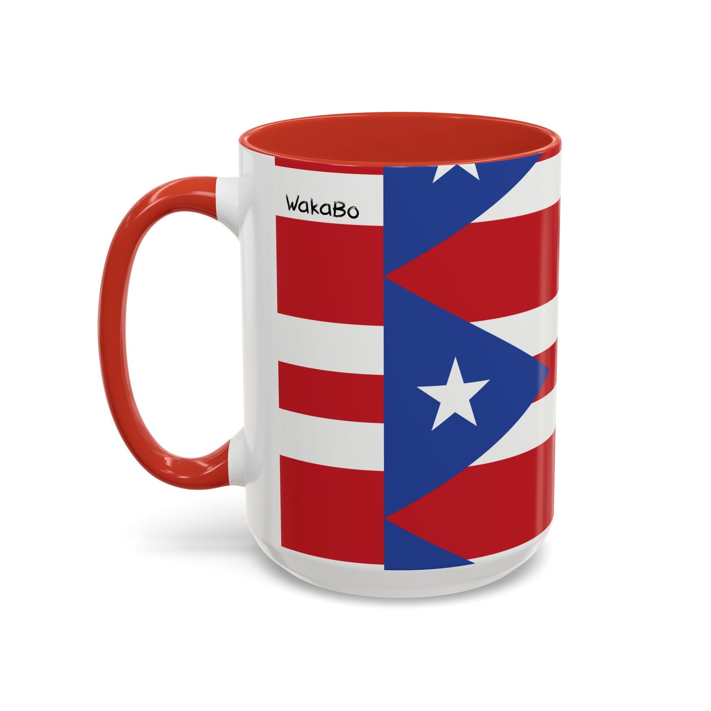 "MI BANDERA" - Puerto Rican Flag - WakàBo Coffee Mug