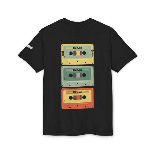 WaKaBo Retro Cassette Tape Stack T-Shirt