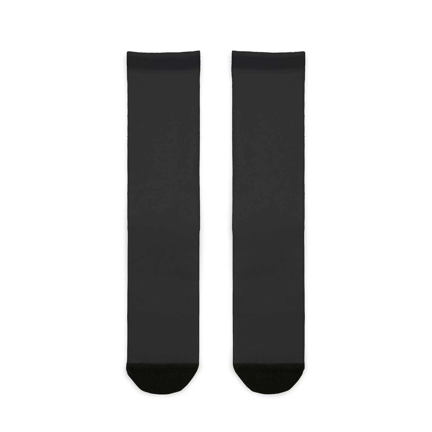 WakaBo Grey Logo Black Socks