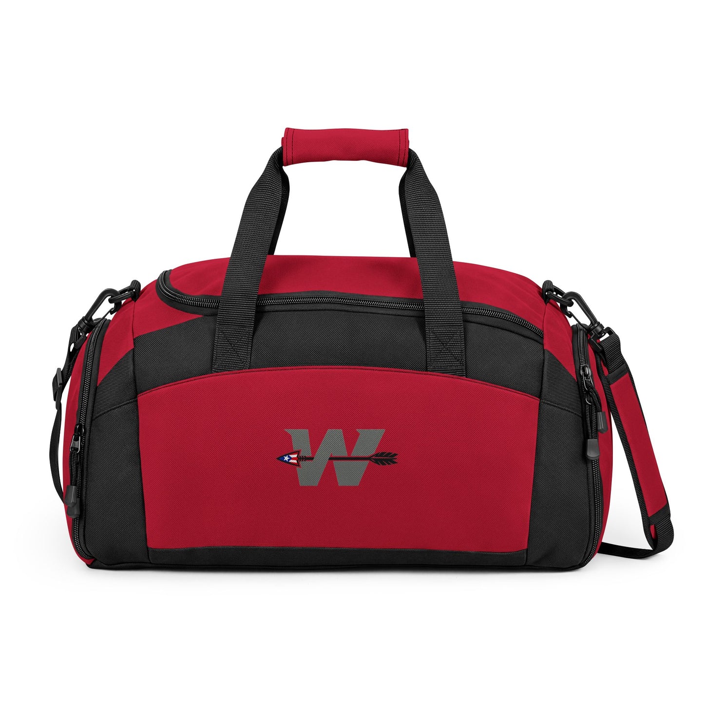 WakaBo Logo Black Athletic Gym Bag