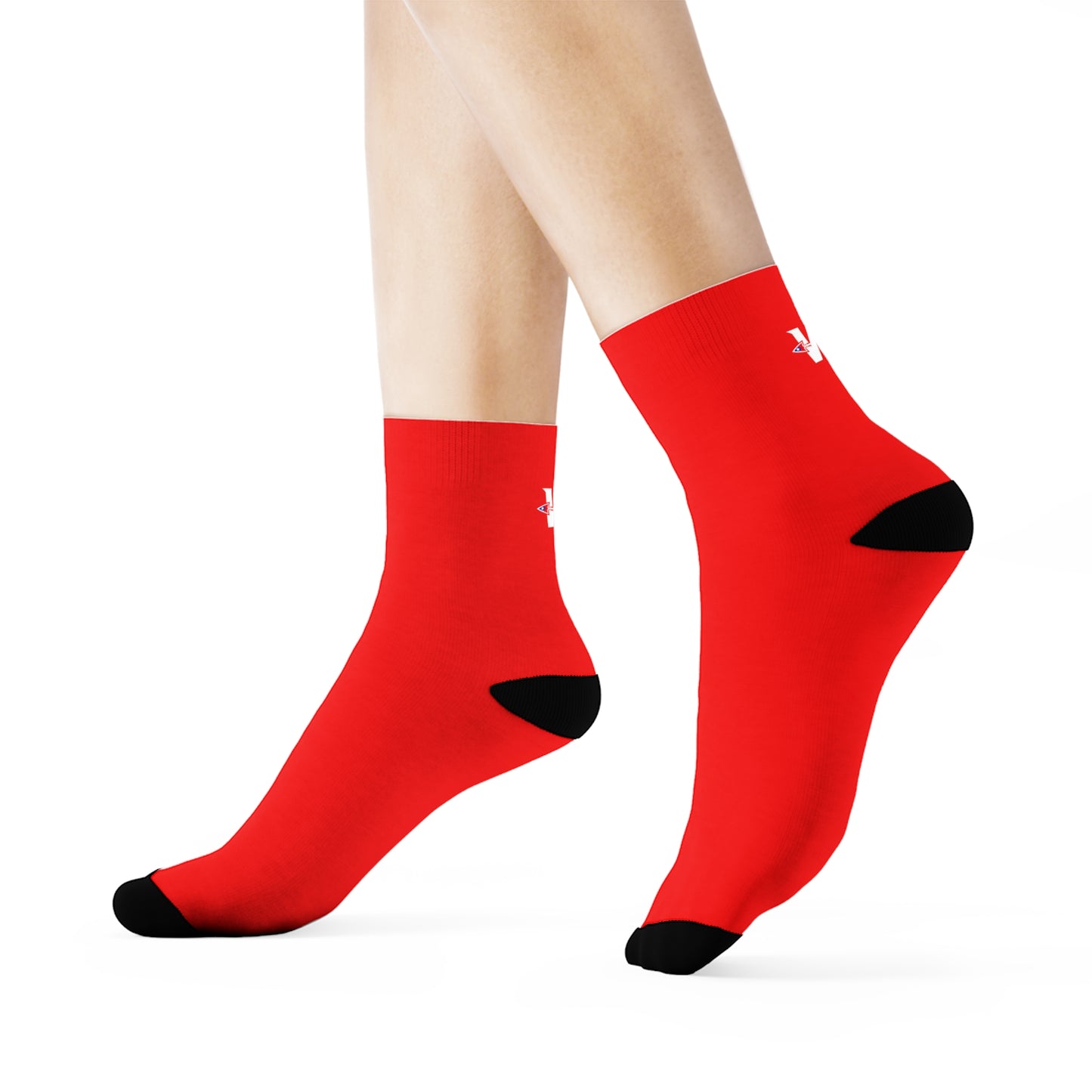 WakaBo Logo Small Athletic Socks