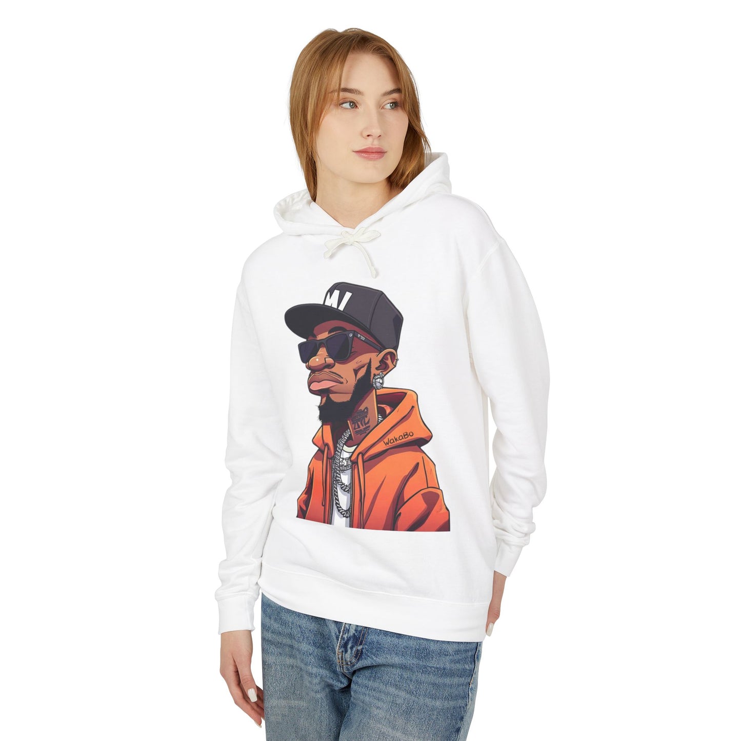 WakaBo: Unisex Lightweight Hooded Sweatshirt
