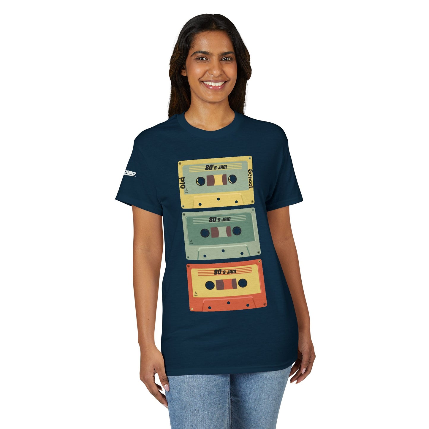 WaKaBo Retro Cassette Tape Stack T-Shirt