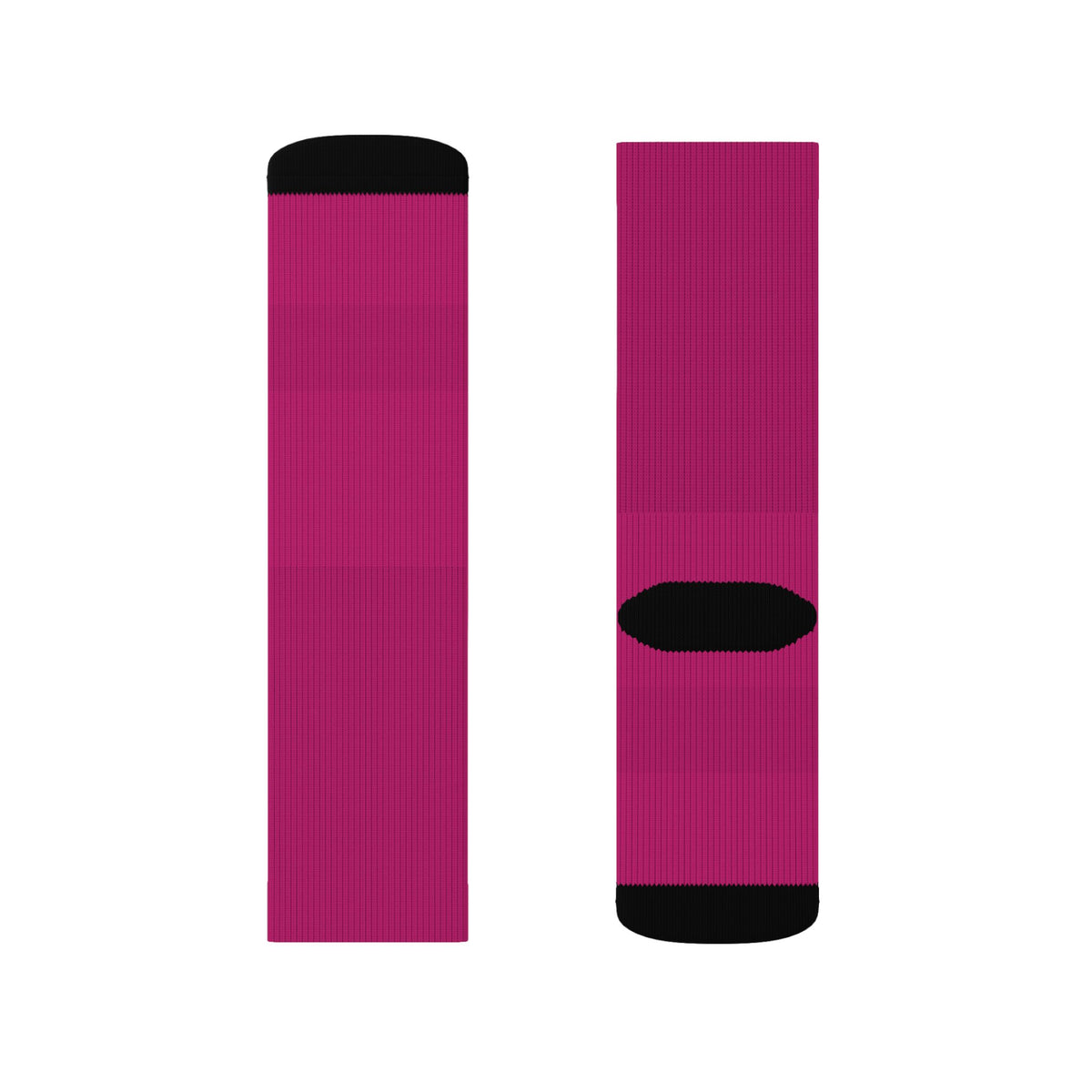 Magenta Sublimation Crew Socks | WaKaBo Logo
