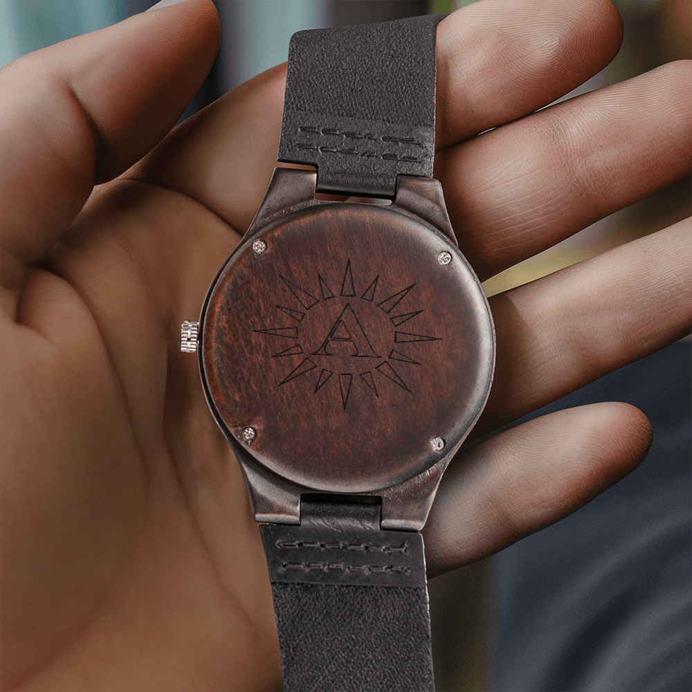 A.A.NDICULA | Engraved Wooden Watch