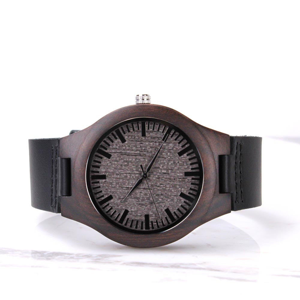 A.A.NDICULA | Engraved Wooden Watch