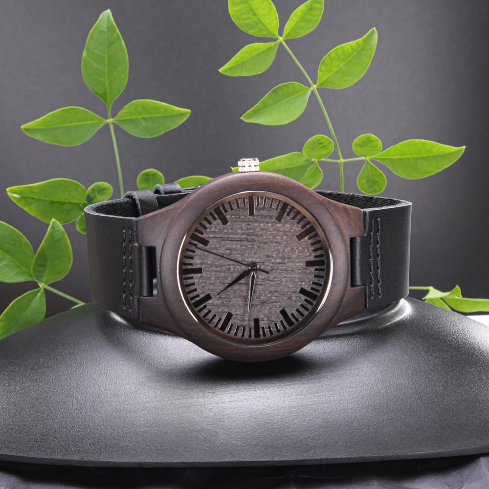 A.A.NDICULA | Engraved Wooden Watch