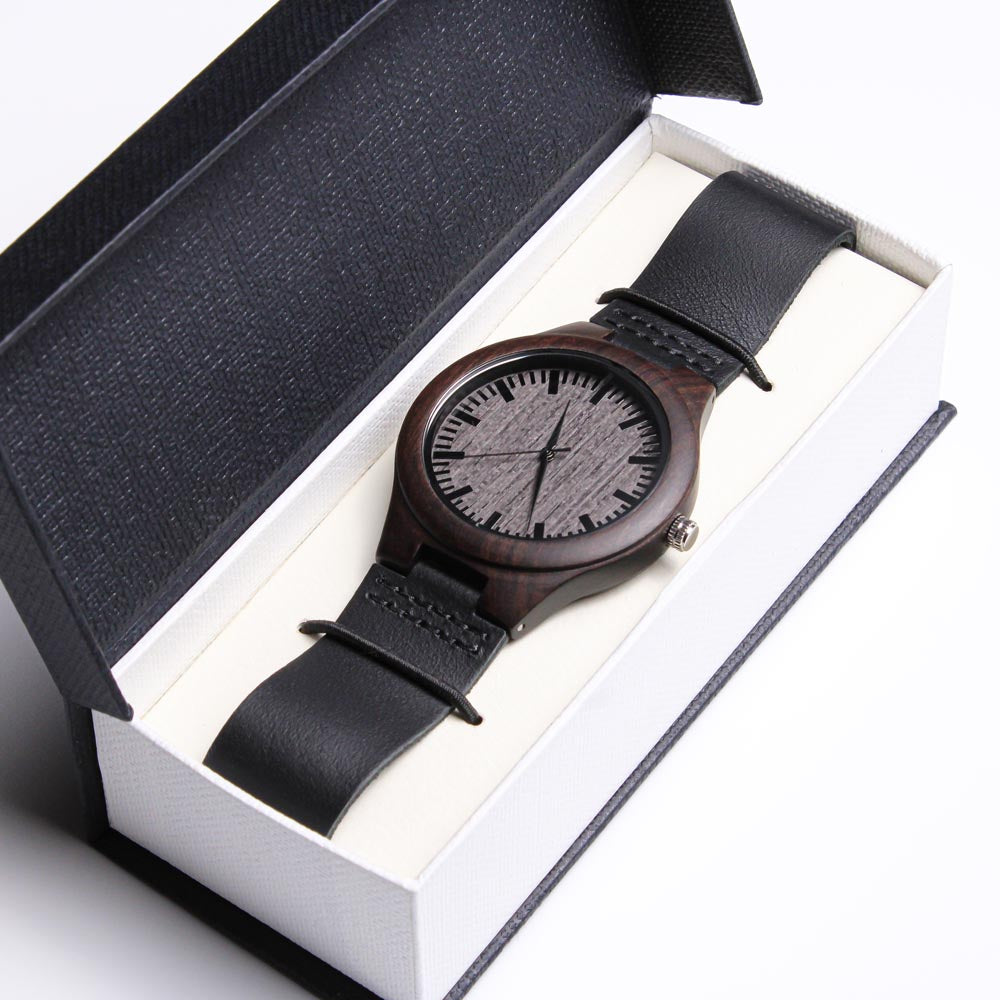 A.A.NDICULA | Engraved Wooden Watch