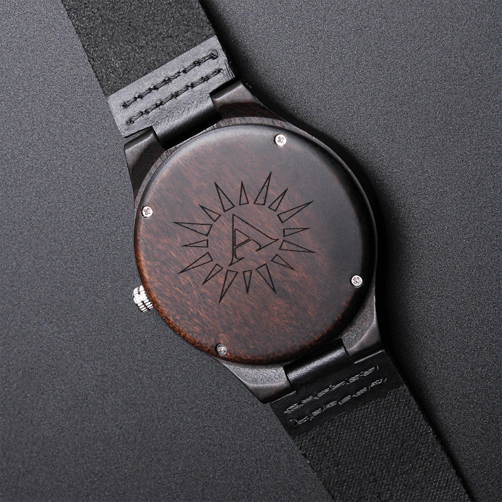 A.A.NDICULA | Engraved Wooden Watch