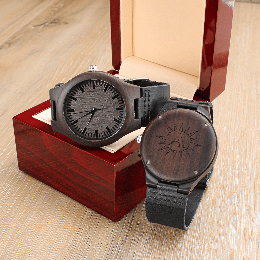 A.A.NDICULA | Engraved Wooden Watch