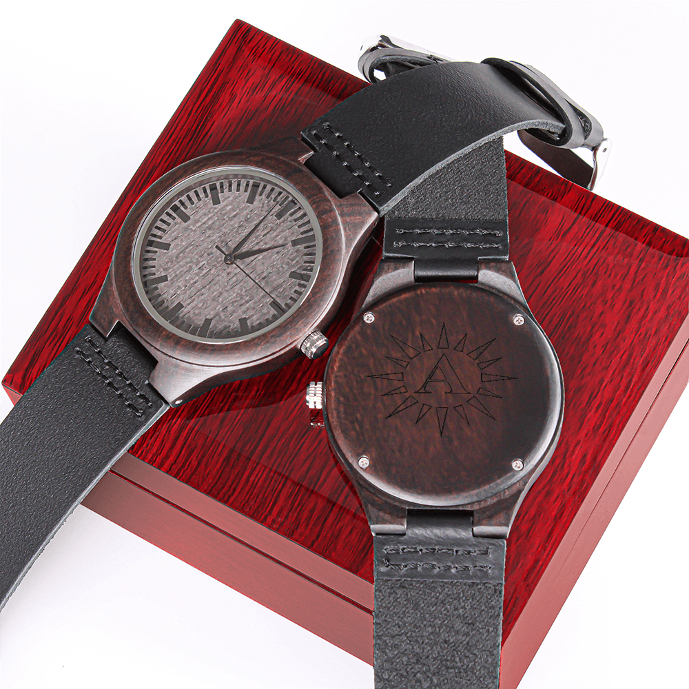 A.A.NDICULA | Engraved Wooden Watch