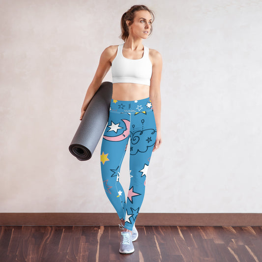 BLUE STAR - YOGA LEGGINGS