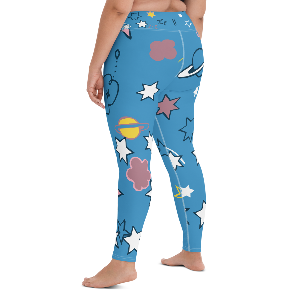 BLUE STAR - YOGA LEGGINGS