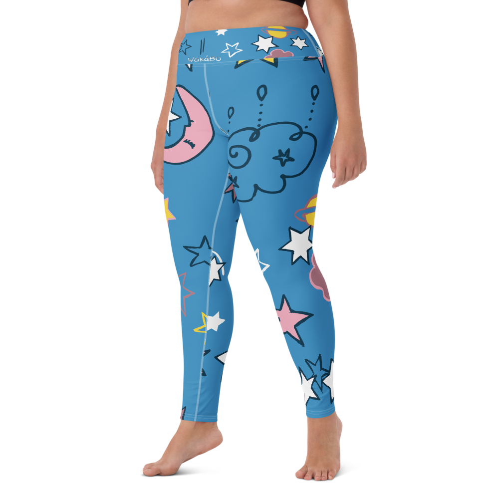 BLUE STAR - YOGA LEGGINGS