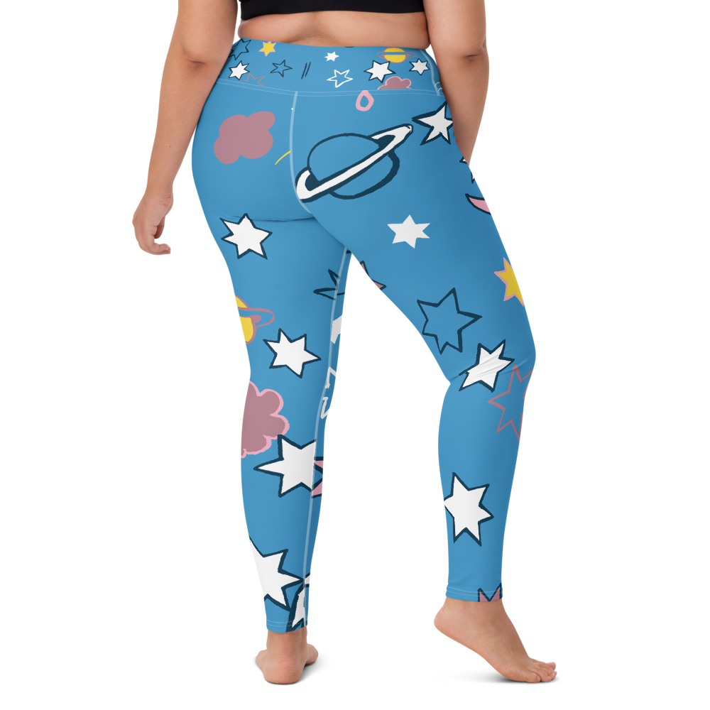 BLUE STAR - YOGA LEGGINGS